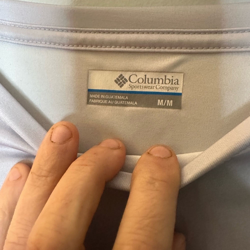 Columbia Gray Long Sleeve Tee Soft Lightweight Design - Picture 3 of 3